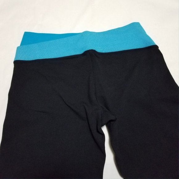 Lululemon Black & Blue Luon Low Rise Astro Pants - Picture 2 of 5
